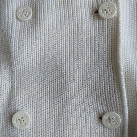 Ralph Lauren Black Label Leather Trimmed Knit Cardigan Size S - Picture 5 of 14